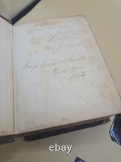 Antique Victorian Photo Album Tintypes CDV Portrait Lot Civil War Era 1800s