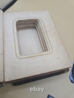 Antique Victorian Photo Album Tintypes CDV Portrait Lot Civil War Era 1800s