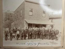 Antique Victorian Photo Civil War GAR Veterans 1898 Wilson Dean Post Millport Ny