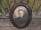 Antique Vintage 1800's Civil War Era Magnificent Oval Portrait Picture Frame