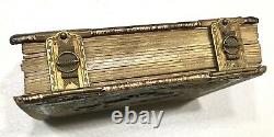 Antique Vintage 1860' US Civil War Era Family Photo Album Daguerreotype Case Old