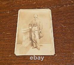 Antoque Original Civil War CDV Calvary Officer Oliver Beeson