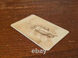 Antoque Original Civil War CDV Calvary Officer Oliver Beeson