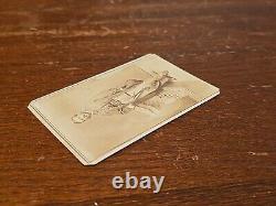 Antoque Original Civil War CDV Calvary Officer Oliver Beeson