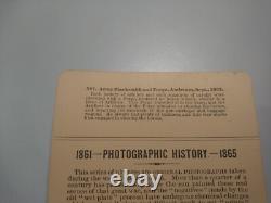 Army Blacksmith Civil War For the Union Antietam Maryland Stereoview Photo