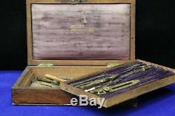 Authentic CIVIL War Era Drafters/architect Kit- Includes Drafting Implements