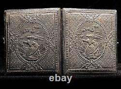 Awesome CIVIL War Era Tintype Cigar Pards Tax Stamp In Eagle & Shield Case