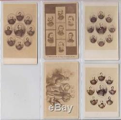 B5269 37 Civil War Generals Carte-de-Visite Collection