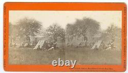 B7407 Civil War Bull Run Picket Station VA Cavalry Camp Stereoview- O'Sullivan