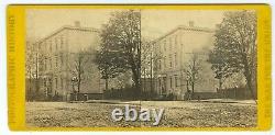 B7409 Civil War Confederate Jeff Davis Mansion Richmond VA Brady Stereoview