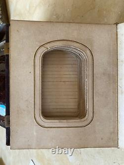 BEAUTIFUL! CIVIL WAR ERA LEATHER PHOTOGRAPH ALBUM FOR 50 CDV's or TINTYPES c1863