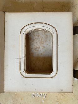 BEAUTIFUL! CIVIL WAR ERA LEATHER PHOTOGRAPH ALBUM FOR 50 CDV's or TINTYPES c1863