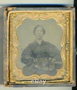 BIG LOT of Hand-Colored Tintype Portrait Photographs from Civil War-Era c. 1860's