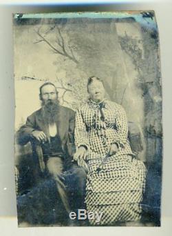 BIG LOT of Hand-Colored Tintype Portrait Photographs from Civil War-Era c. 1860's