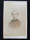 Baton Rouge Louisiana La Civil War Soldier In Uniform Antique Cdv Photo