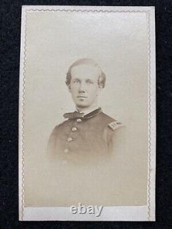Baton Rouge Louisiana LA Civil War Soldier In Uniform Antique CDV Photo