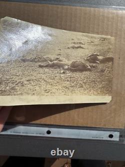 Battle of Gettysburg Original Photograph Gardner, O'Sullivan, and Brady