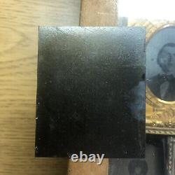 Believed To Be Wounded CIVIL War Soldier Tintype Photograph Face Shirtless Union