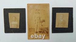 Black Soldier Aaron Cummings Civil War 54th Massachusetts Infantry cdv