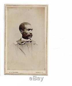 Black Union Officer Captain William D Matthews Civil War CDV