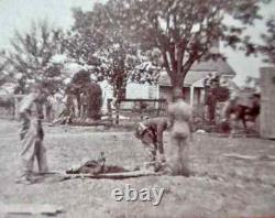 Bringing In The Wounded Stereoview by O'Sullivan, May of 1864