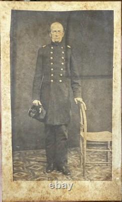 CDV Civil War Col. Edwin Rose, 81st New York Infantry, Gray's Gallery, Oswego NY