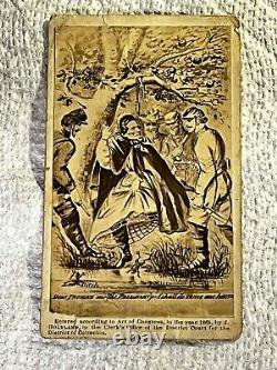 CDV Civil War Jefferson Davis in Woman's Clothes Last Ditch 1865 John Holyland