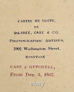 CDV Gen John Fulton Reynolds Gettysburg KIA Union Civil War Silsbee Case Boston
