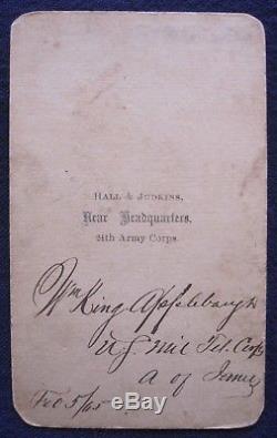 CDV- IDD 16th PA Cav. & Civil War Military Telegrapher