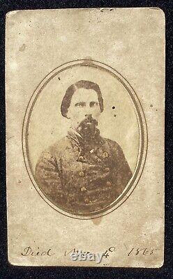 CDV Of Confederate Officer