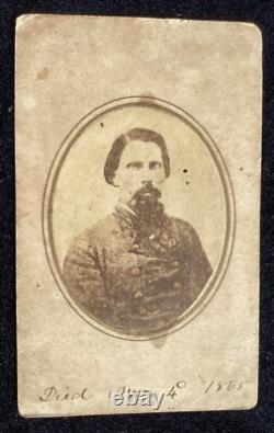 CDV Of Confederate Officer