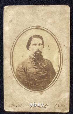 CDV Of Confederate Officer