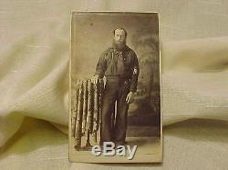 CDV Photo. 1861-1865. American Federal Navy CIVIL War Photograph. Named Sailor