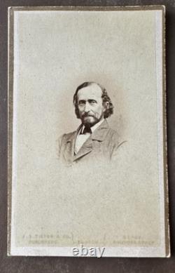 CDV Photo Andrew Leet Stone Boston Preacher Civil War Chaplain Lincoln Int