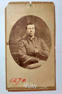 CDV Photo Civil War Confederate Soldier Argus E. Osborn Dead Letter Office