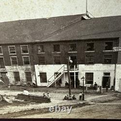 CDV Photograph Libby Prison Richmond VA Civil War Confederate Prison