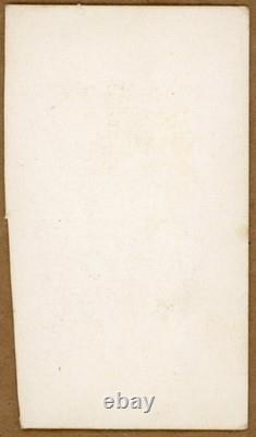 CDV Rare Jefferson Davis President CSA Civil War Engraving Signed STENTZEL
