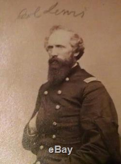 CDV Union Civil War Colonel GW Lewis, 3rd New York Cavalry