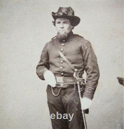 CDV Volunteer Cavalryman Wearing Fancy Shell Jacket
