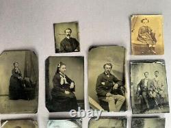 CDV album Civil War soldiers 97th Pennsylvania Chester Lancaster County Lincoln