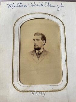 CDV album Civil War soldiers 97th Pennsylvania Chester Lancaster County Lincoln