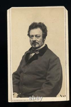 CDV of Actor EDWIN FORREST by Fredricks Civil War Tax Stamp 1860s Photo