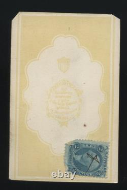 CDV of Actor EDWIN FORREST by Fredricks Civil War Tax Stamp 1860s Photo