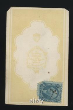 CDV of Actor EDWIN FORREST by Fredricks Civil War Tax Stamp 1860s Photo