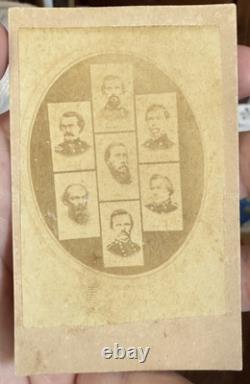 CDV of Civil War Confederate leaders