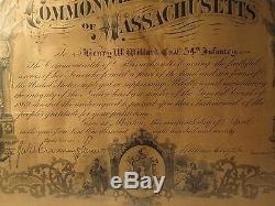 CIVIL WAR 1870 34th CO C MA WILLARD ID COMMENDATION LINCOLN ANDREWS CANNON PHOTO
