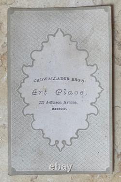 CIVIL WAR BATTLE of VICKSBURG WOUNDED UNION SOLDIER withRSM NUN CDV 1864 CDV PHOTO