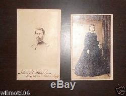 CIVIL War CDV Captain Nelson H. Claflin 12th Michigan Infantry Wounded 1862 Look