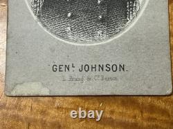 CIVIL WAR CDV CONFEDERATE GENERAL JOSEPH E. JOHNSON L. Prang & Co. Boston PHOTO