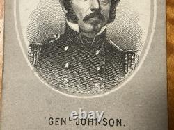 CIVIL WAR CDV CONFEDERATE GENERAL JOSEPH E. JOHNSON L. Prang & Co. Boston PHOTO